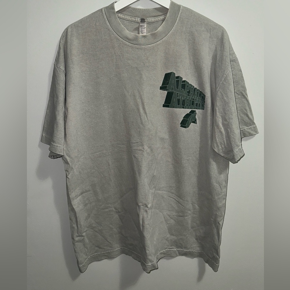 Alphalete Light Gray 3D Graphic Tee